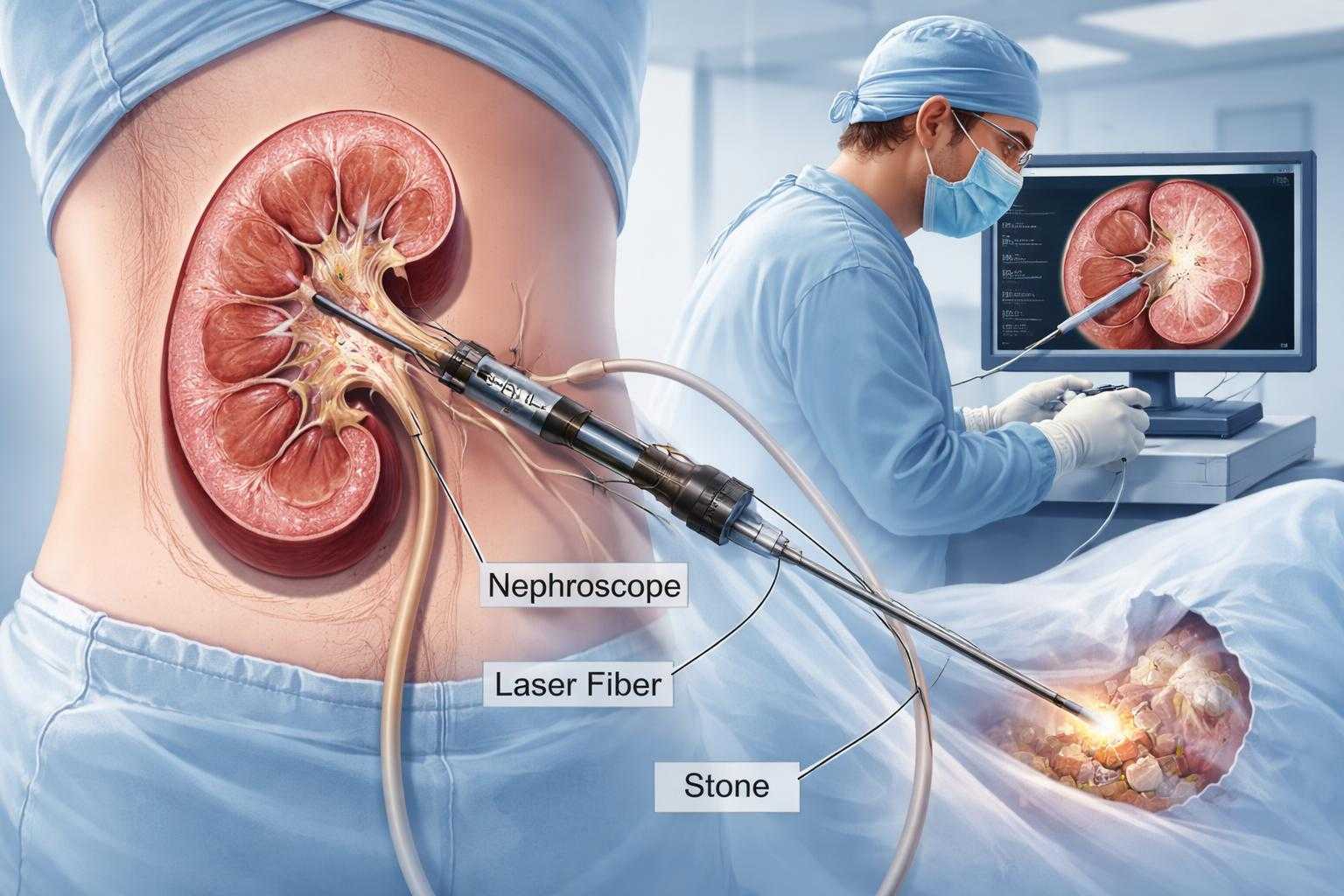Перкутанная (чрезкожная) нефролитотрипсия